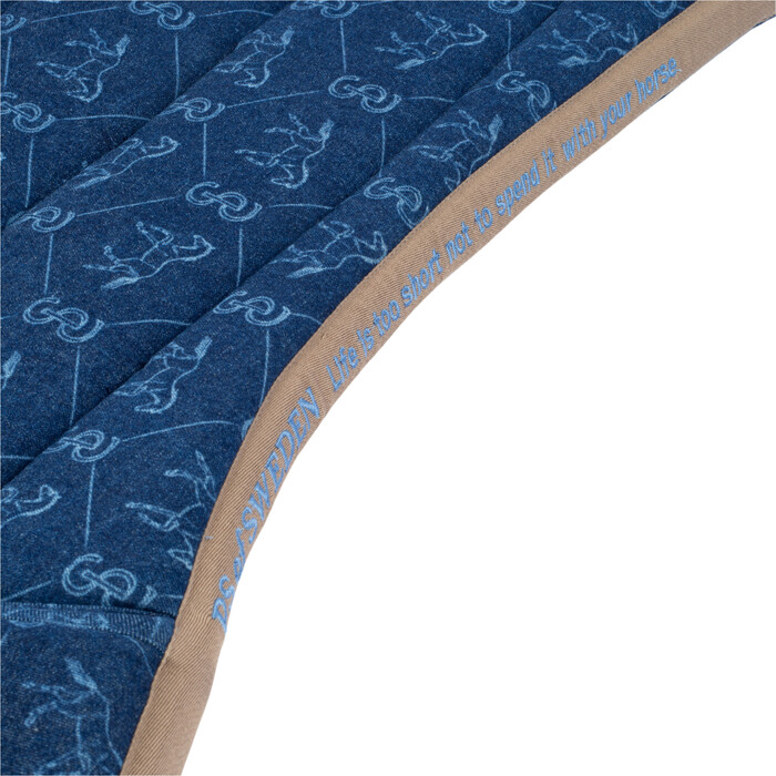 2024 PS Of Sweden Running Horse Jump Saddle Pad 1110-090-530 - Blue